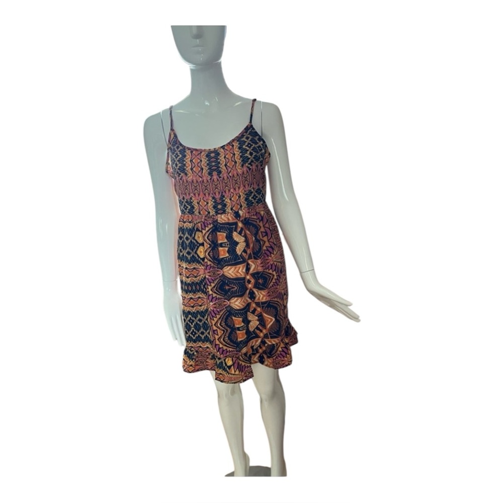 2/$20 - One clothing’s Multicolor Geometric Print Dress